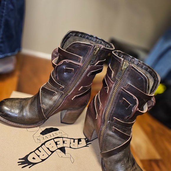 Freebird Shoes - Freebird Baker Boots leather